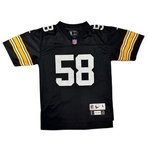 NFL Pittsburgh Steelers Jack Lambert #58 Reebok Jersey Women's Size L
